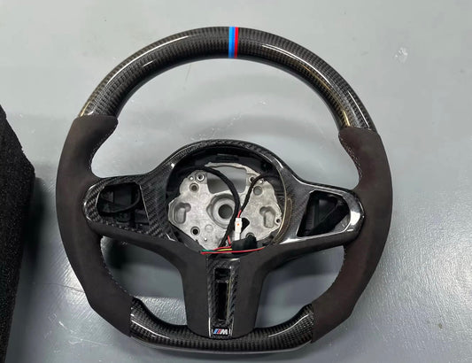 Carbon Fiber Flat Bottom Steering Wheel | BMW F90 M5
