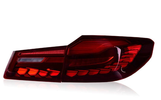 BMW G30 5 Series smoked lens GTS OLED style rear tail lights
