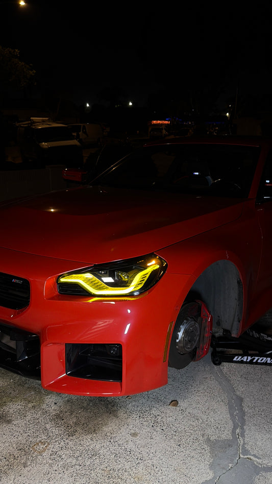 CSL STYLE DRL YELLOW MODULE | BMW G87 M2 Los Reyes Performance
