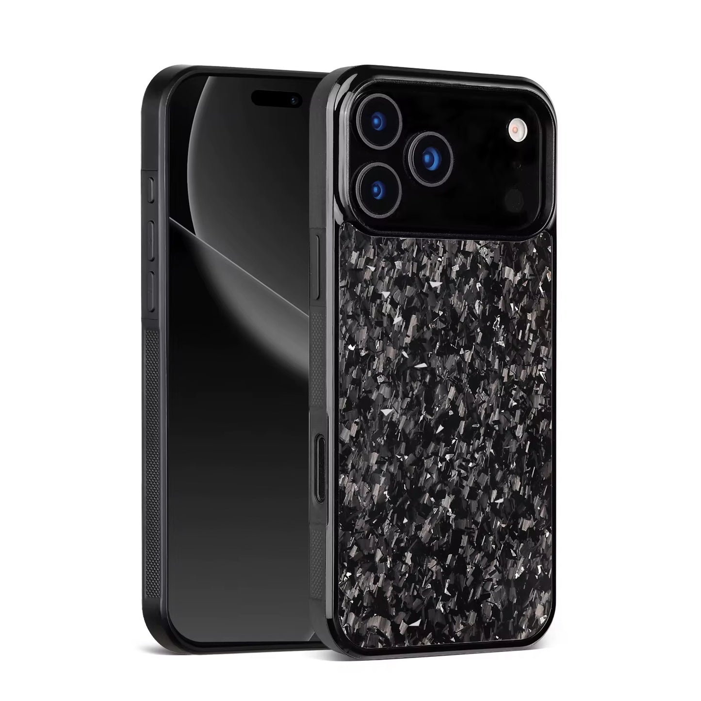 Black | Forged Carbon Fiber | iPhone Case | R SERIES