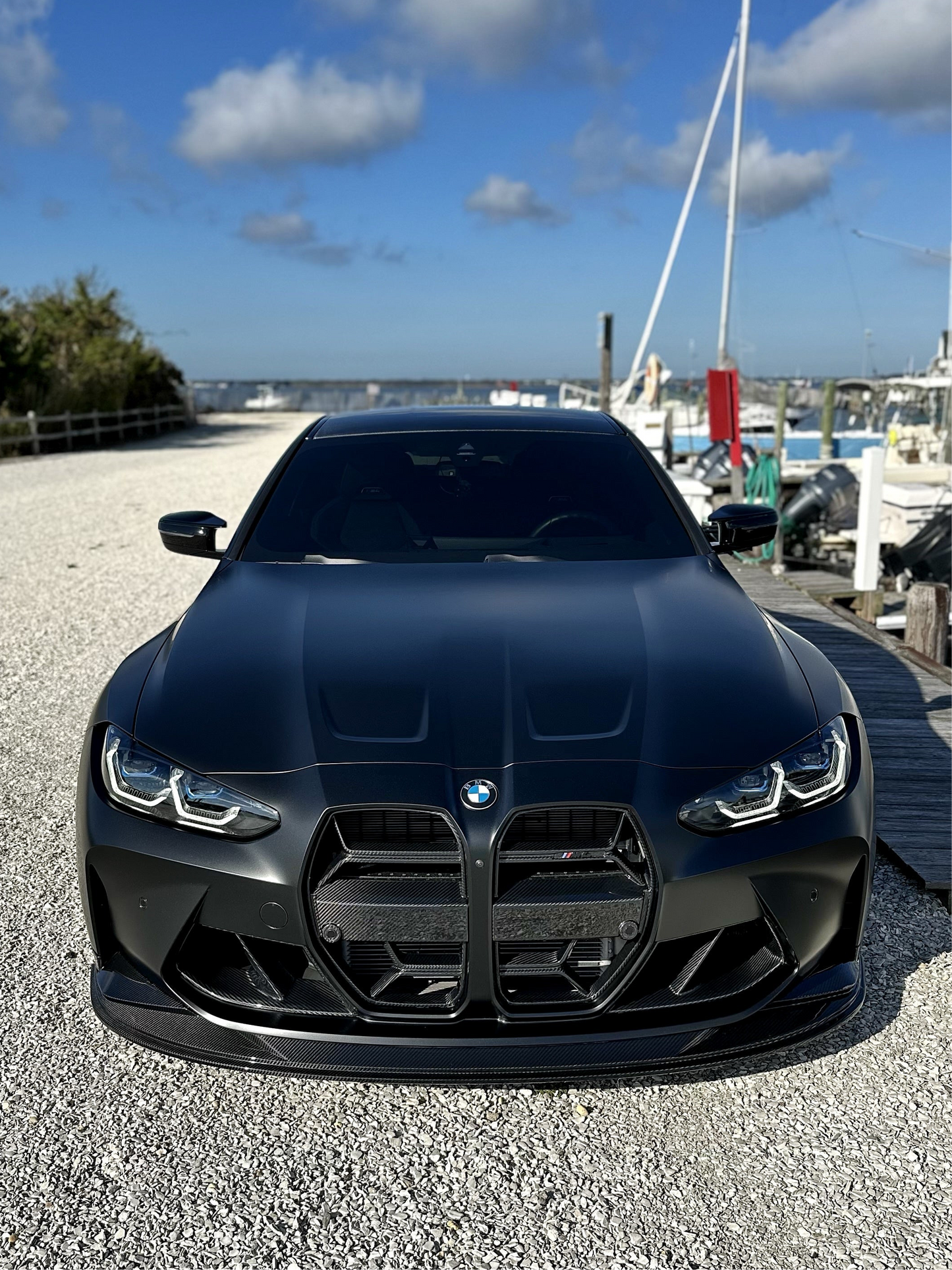 CSL Style Carbon Fiber Front Grilles - BMW G80 M3 & G82/G83 M Los Reyes