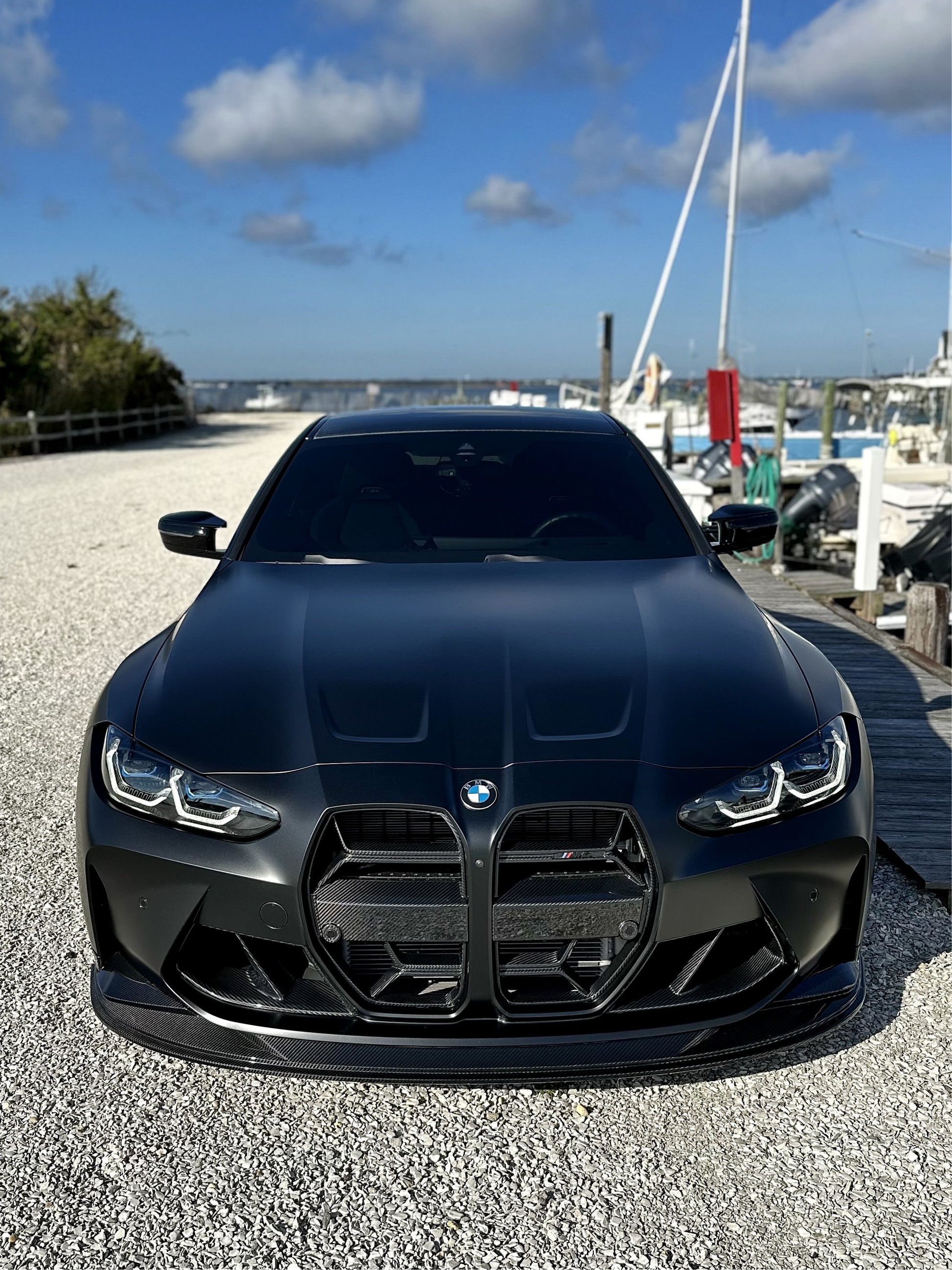 CSL Style Carbon Fiber Front Grilles - BMW G80 M3 & G82/G83 M Los Reyes