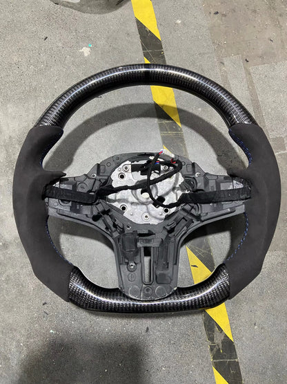 Carbon Fiber Flat Bottom Steering Wheel | BMW F90 M5