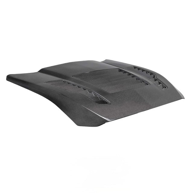 GT4 Style Carbon Fiber Hood For Mustang Gen7 S650 2024+ Los Reyes Performance