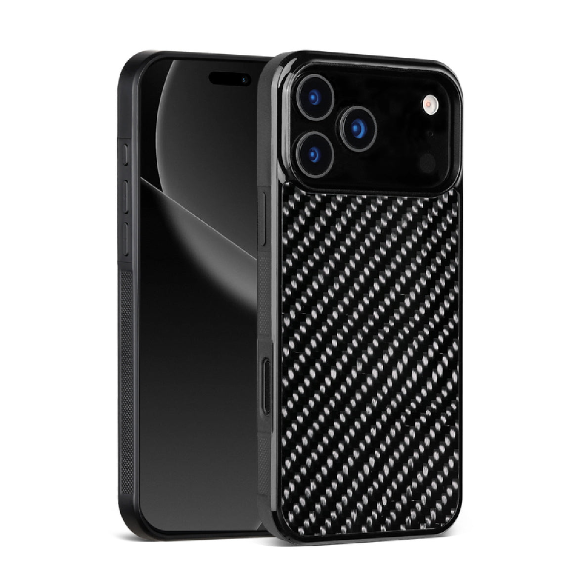 Black | Forged Carbon Fiber | iPhone Case | R SERIES
