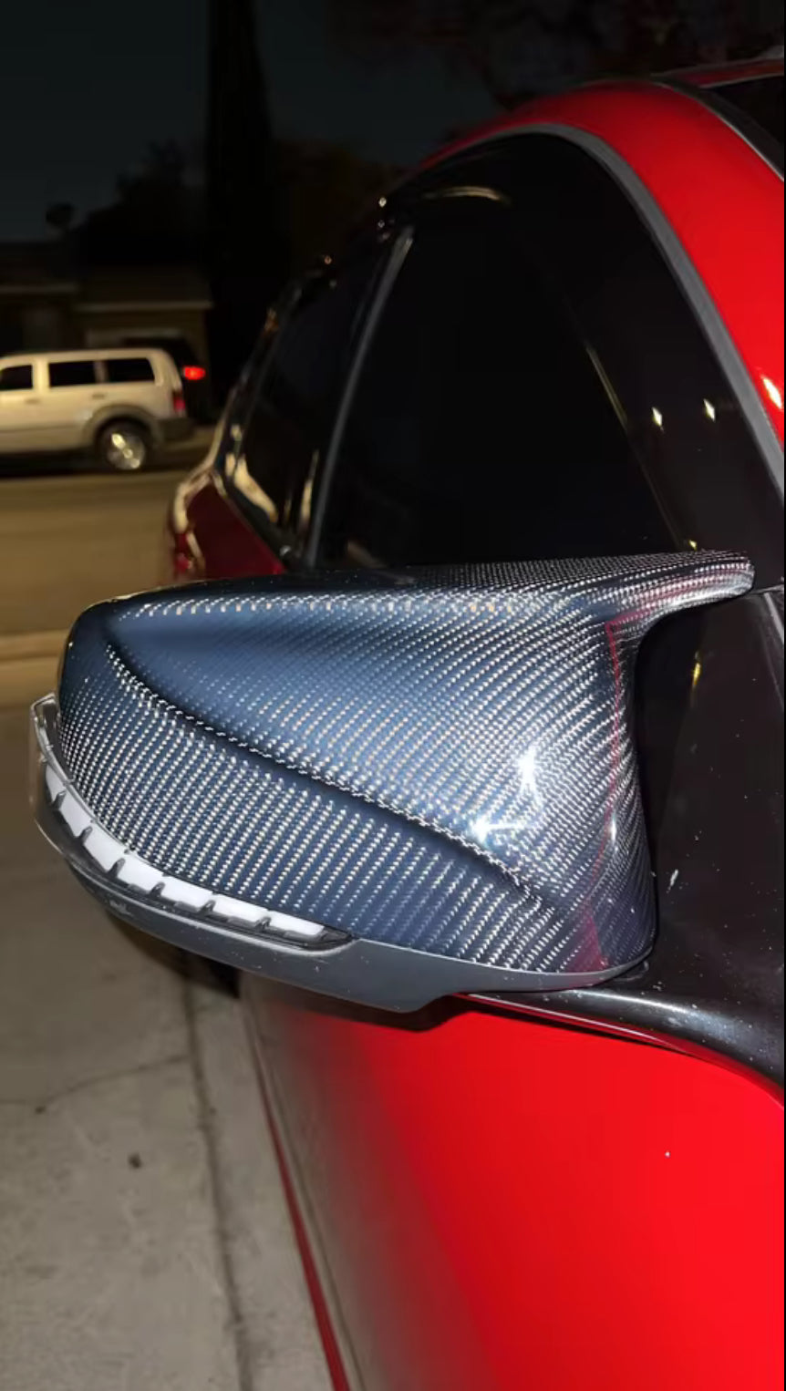 Q50 Carbon Fiber Mirror Cap