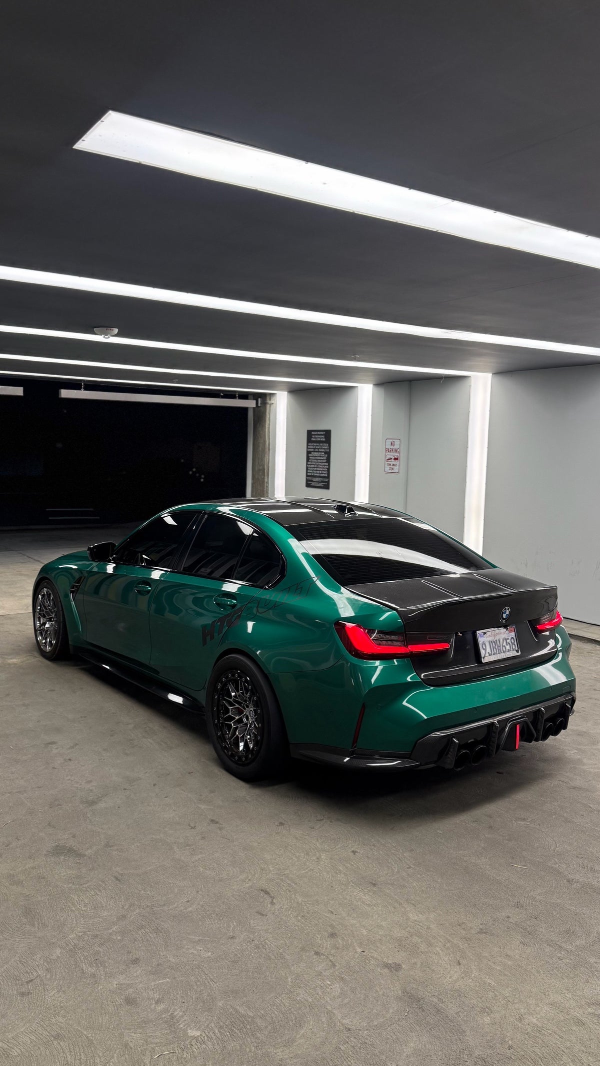 F1 Style Dry Carbon Fiber Rear Diffuser | BMW G80 M3 2021-27 Los Reyes Performance
