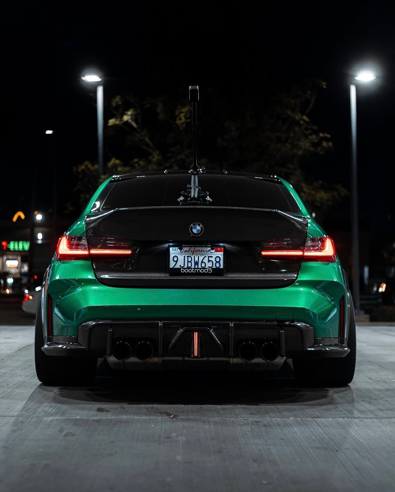 F1 Style Dry Carbon Fiber Rear Diffuser | BMW G80 M3 2021-27 Los Reyes Performance