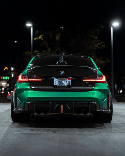 F1 Style Dry Carbon Fiber Rear Diffuser | BMW G80 M3 2021-27 Los Reyes Performance