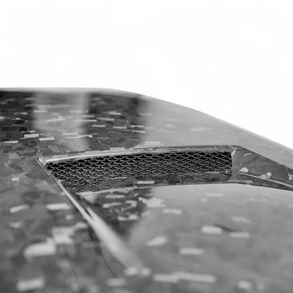 Super Snake Style Carbon Fiber Hood | Ford Mustang GT/GT350|GT500 S550