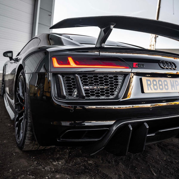 Audi R8 V10 Gen 2 Carbon Fiber Rear Side Grills