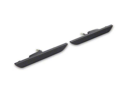 Dynamic LED Rear Side Markers; White; Smoked | Ford Mustang 2015-2023