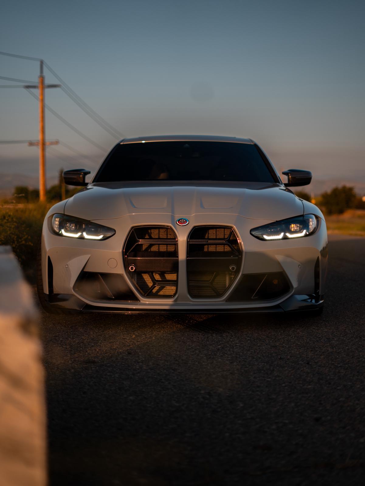 CSL Style Carbon Fiber Front Grilles - BMW G80 M3 & G82/G83 M