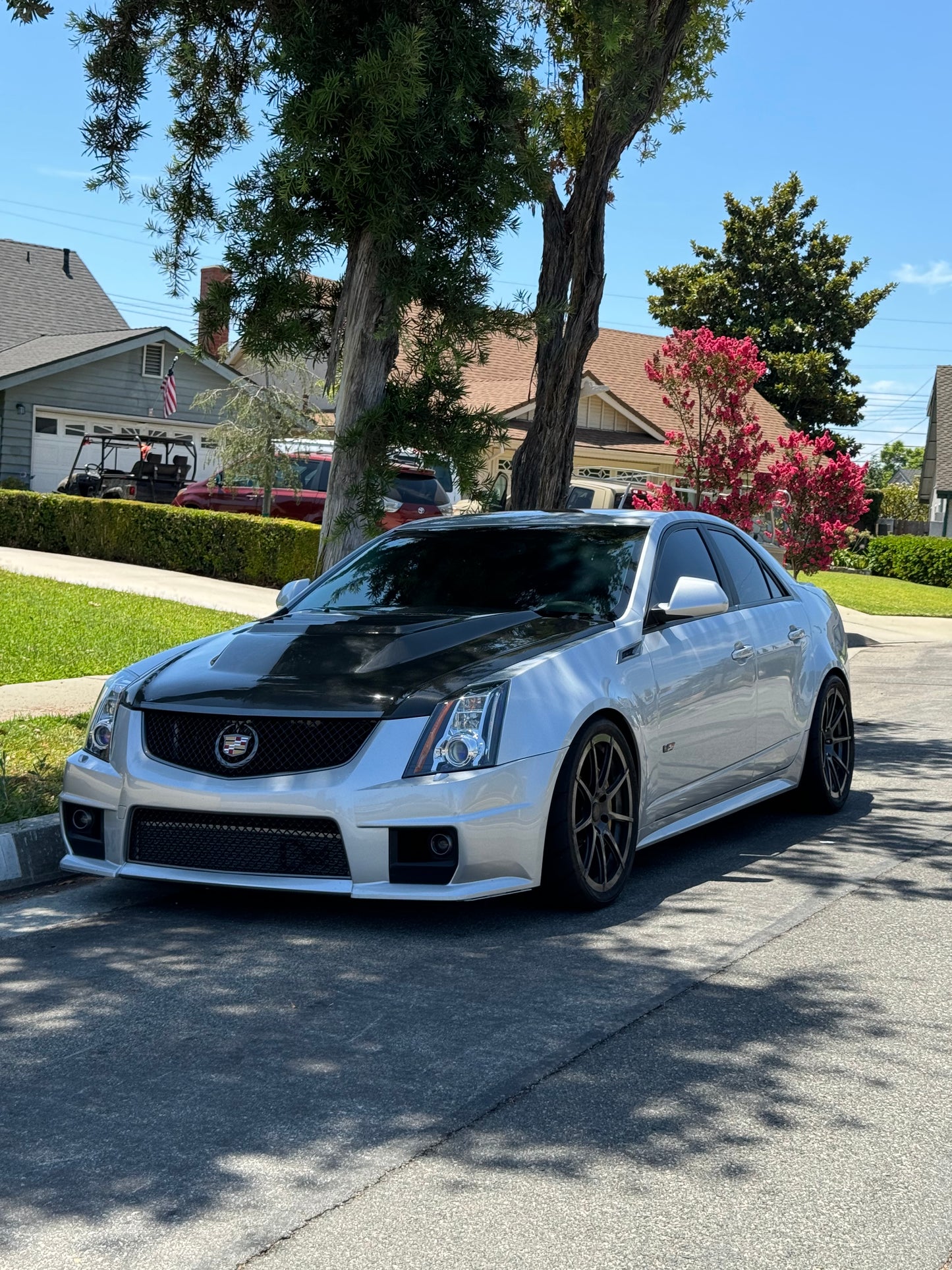 V-Style Carbon Fiber Hood | Cadillac CTS-V