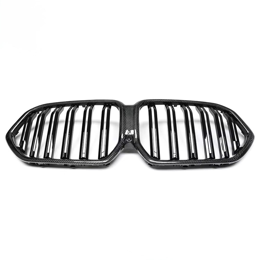 Carbon Fiber W/ Gloss Black Dual Slat Grille  - BMW F96 X6M & G06 X6