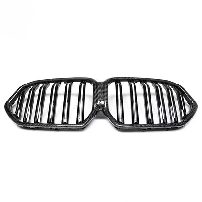 Carbon Fiber W/ Gloss Black Dual Slat Grille  - BMW F96 X6M & G06 X6