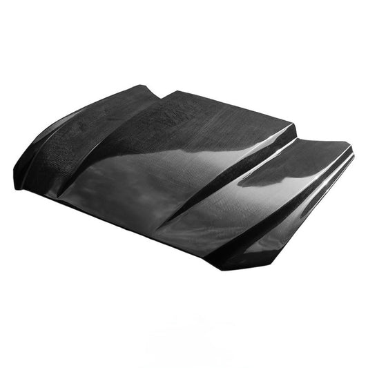 S550.1 Mustang Supercharged Style carbon fiber cowl hood, Los Reyes Performance