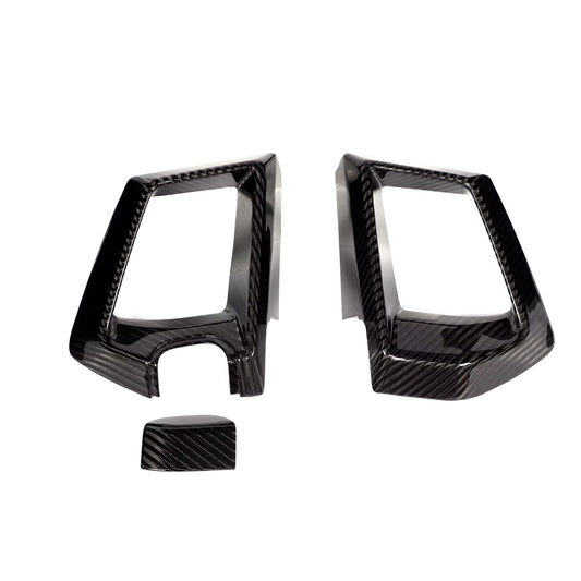 Front Bumper Grille Cover Dry Carbon | Ford Mustang DarkHorse S650