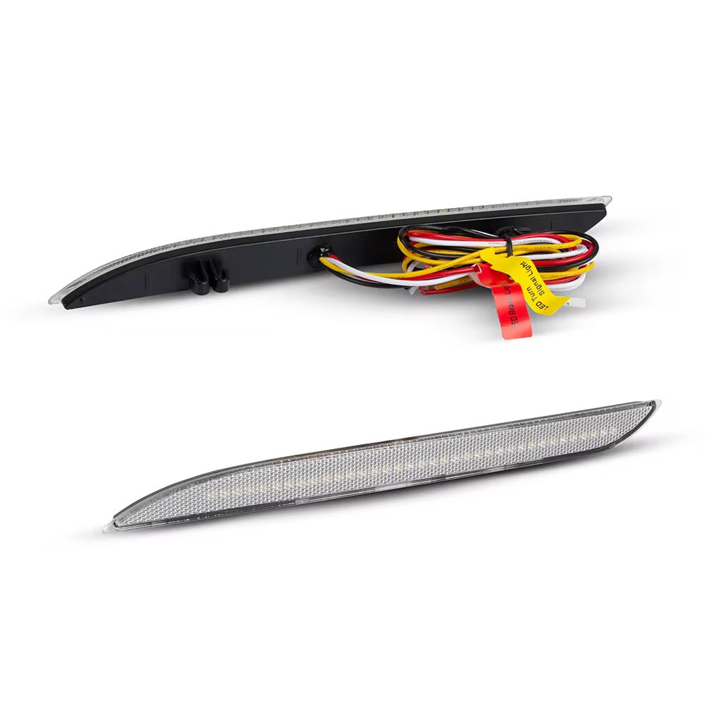 LRP LED Rear Reflectors; Clear| Mustang 15-17/ GT350 & GT500 16-22