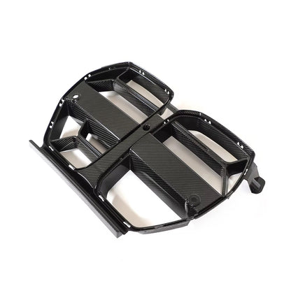 CSL Style Carbon Fiber Front Grilles - BMW G80 M3 & G82/G83 M