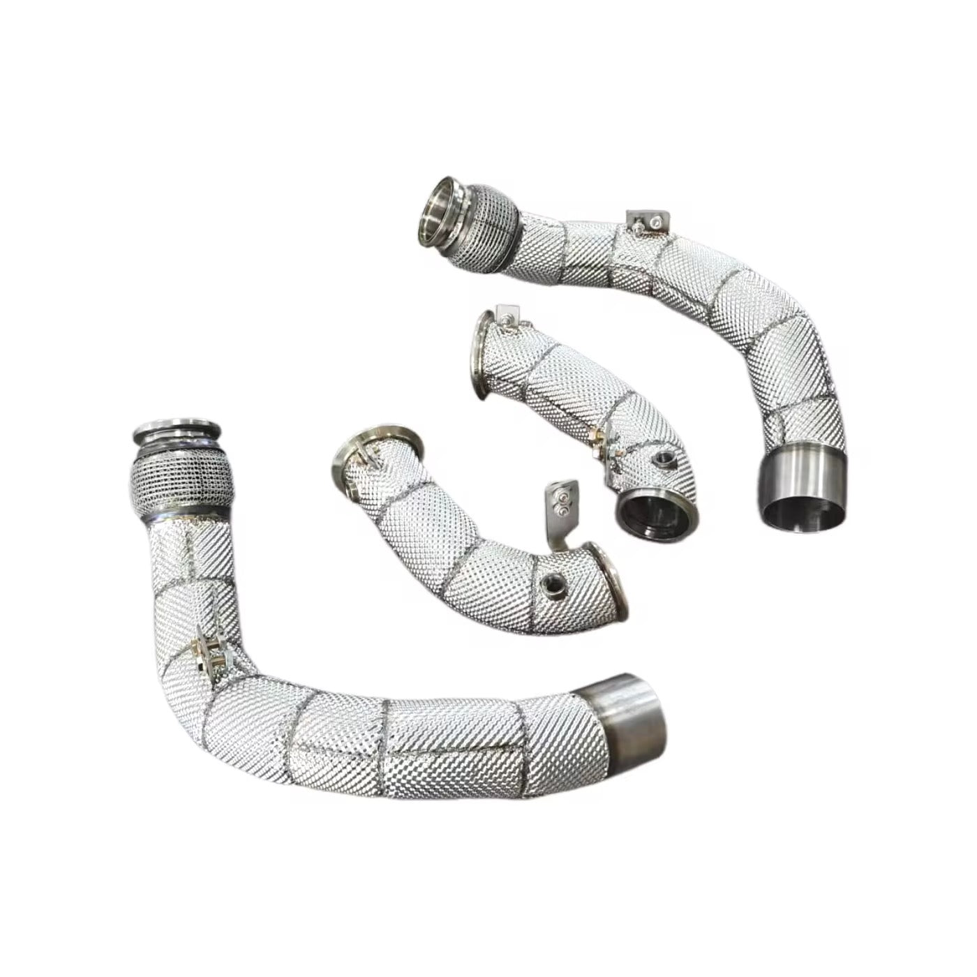 LR Downpipe With Heat Shield | BMW X5M X6M 4.4T S68