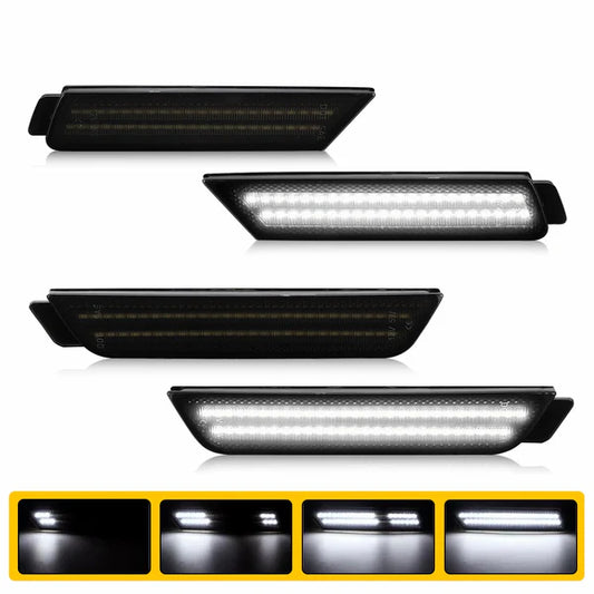 LED Side Marker Light for Chevrolet Camaro 2010-2015, Dynamic, Front & Rear