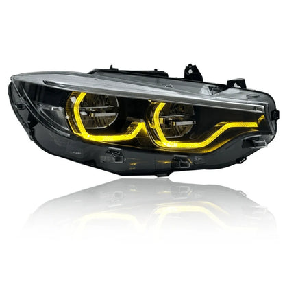 IKON II Style Color Swapping LED Headlights  | BMW F80 M3 / F82 M4 / F32 4 Series Los Reyes Performance