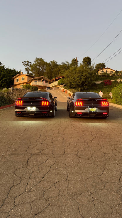 LRP LED Rear Reflectors; Clear| Mustang 15-17/ GT350 & GT500 16-22 Los Reyes Performance