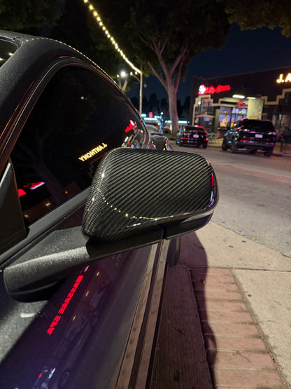 Carbon Fiber Mirror OEM Style Replacement Caps  | Mustang S550 (15-23) Los Reyes Performance