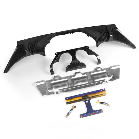 MP Style Dry Carbon Fiber Rear Diffuser For BMW M2 (2023-Present) Los Reyes Performance