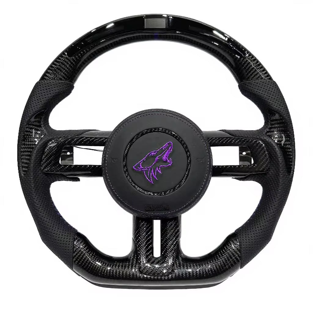 LRP Carbon Fiber Steering Wheel | Ford Mustang 15-23 Los Reyes Performance
