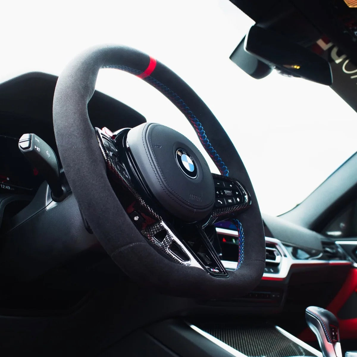 G8X M2 M3 M4 LCI Alcantara Steering Wheel Los Reyes Performance