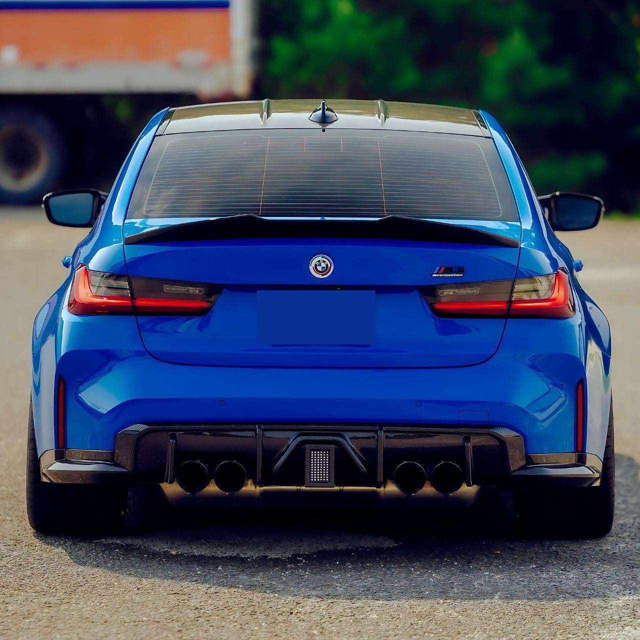 Dry Carbon Fiber G80 M3 Car Rear Diffuser for BMW G80 M3 Competition 2021-2025