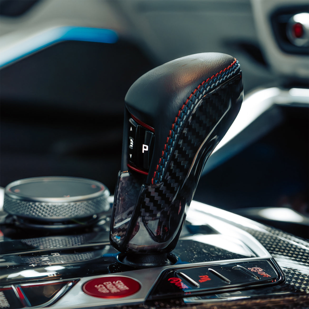 BMW   Dry Carbon   Fiber   Gear   Selector   Cover