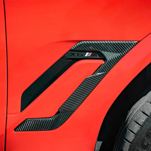 BMW X6M (F96) V2 Dry Carbon Front Fender Trims