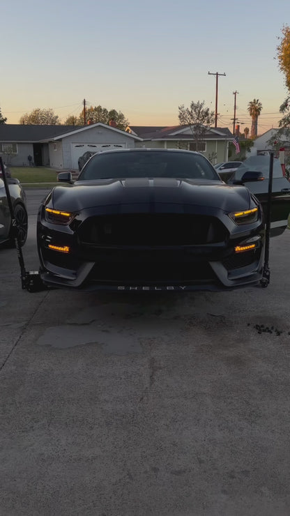 LRP S650 Style DRL Headlights | 15-17 Mustang GT/GT350/GT500